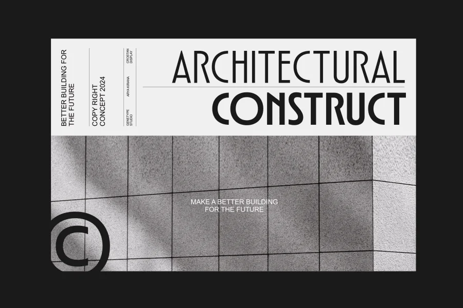 Crostan Font Family preview 3