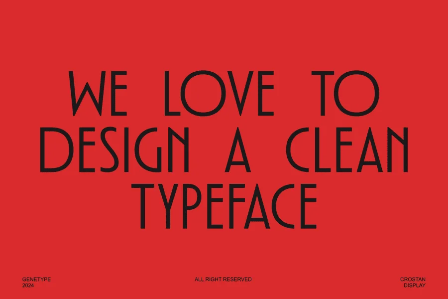 Crostan Font Family preview 6