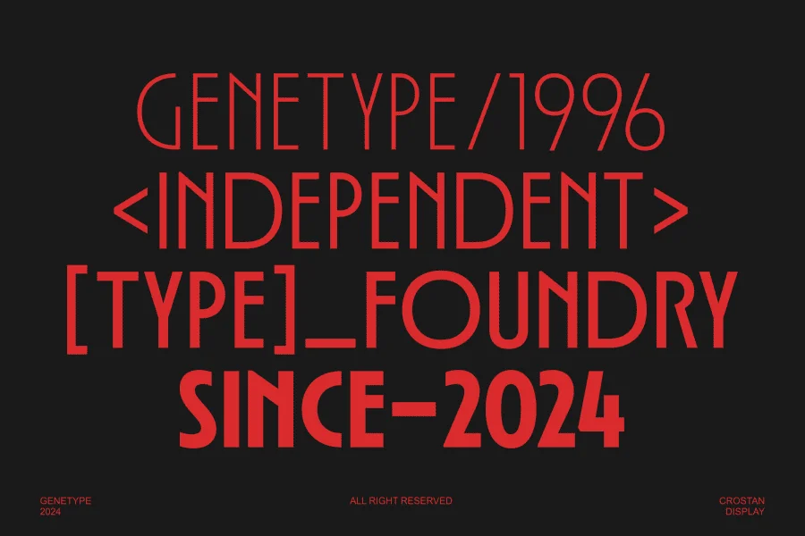 Crostan Font Family preview 9