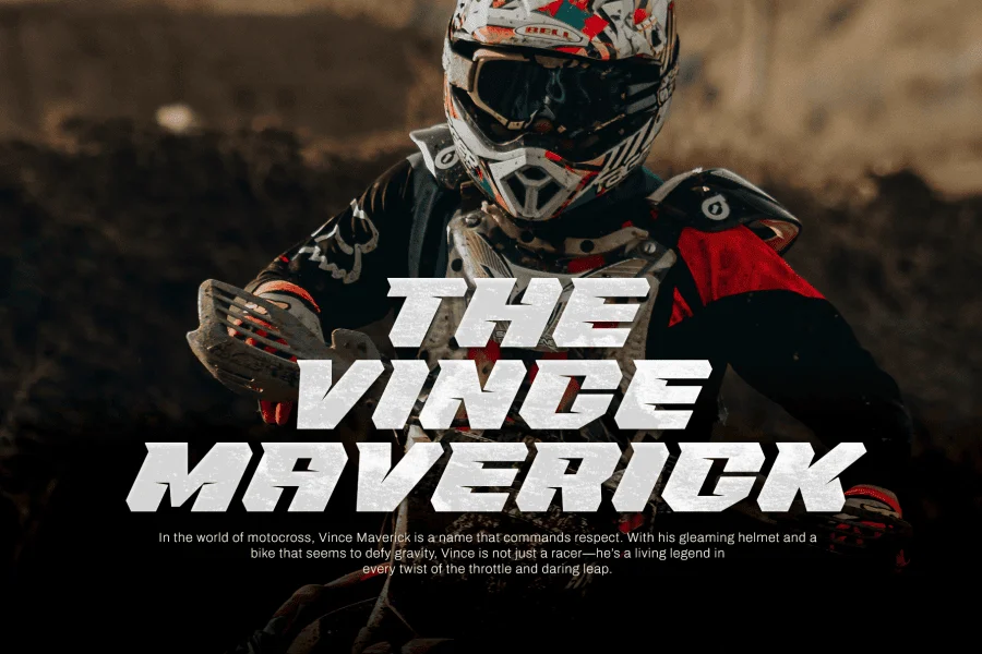 Crows Driven Font preview 3