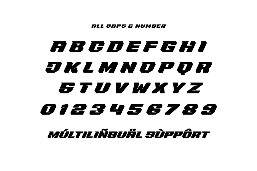 Crows Driven Font preview 6