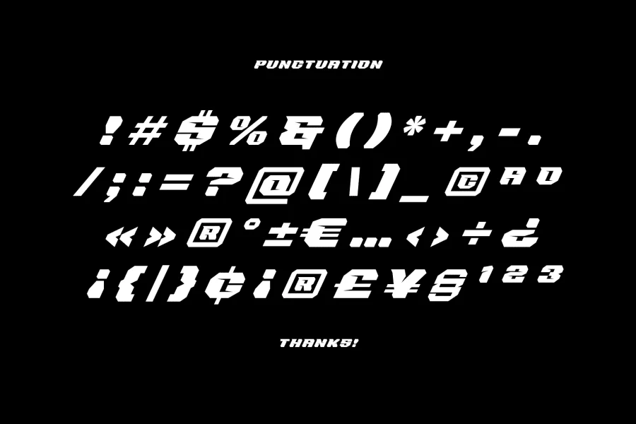 Crows Driven Font preview 7