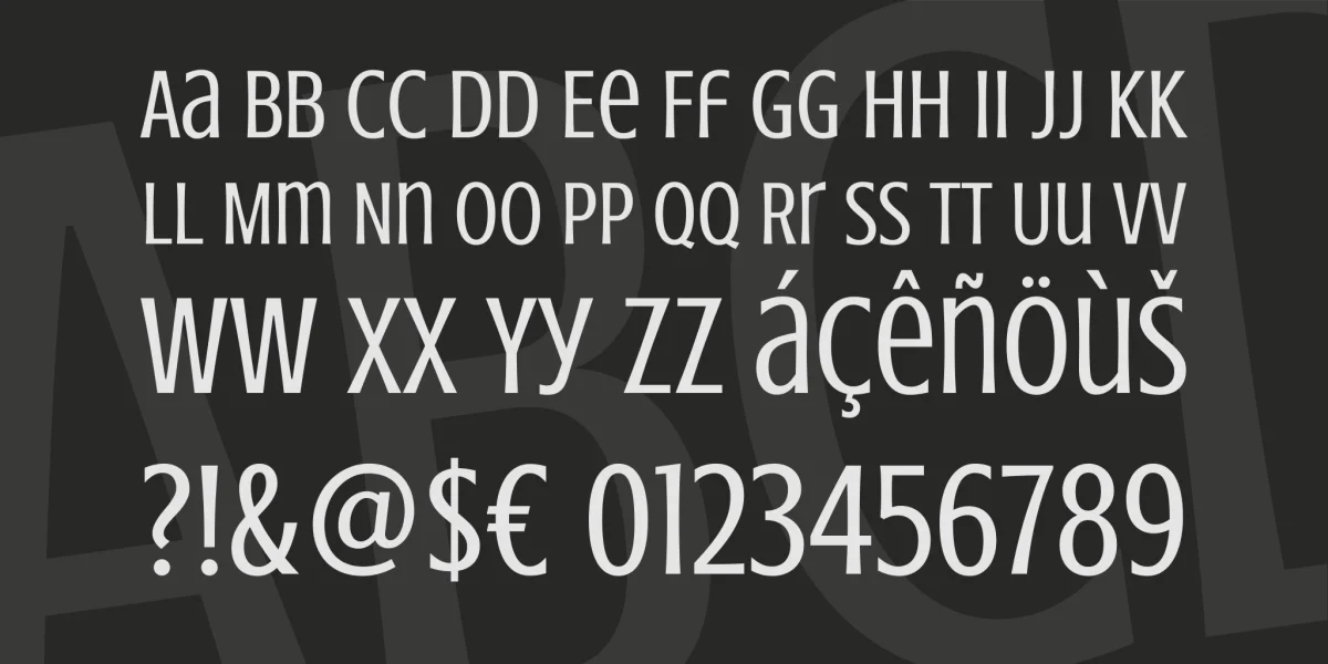 Crushed Font preview 4