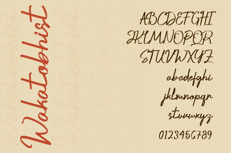Crustaceans Signature DEMO Font preview 6