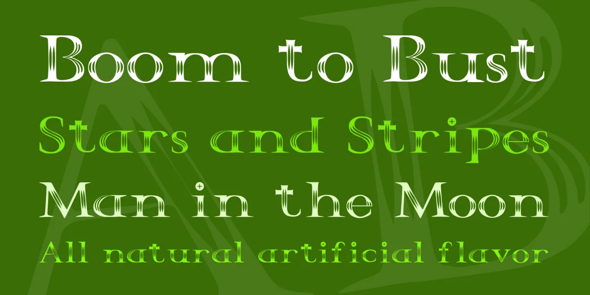 Crystal Font preview 2