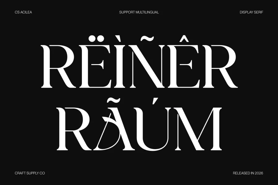 CS Acilea Demo Font preview 4