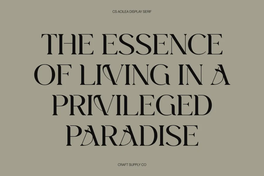 CS Acilea Demo Font preview 5