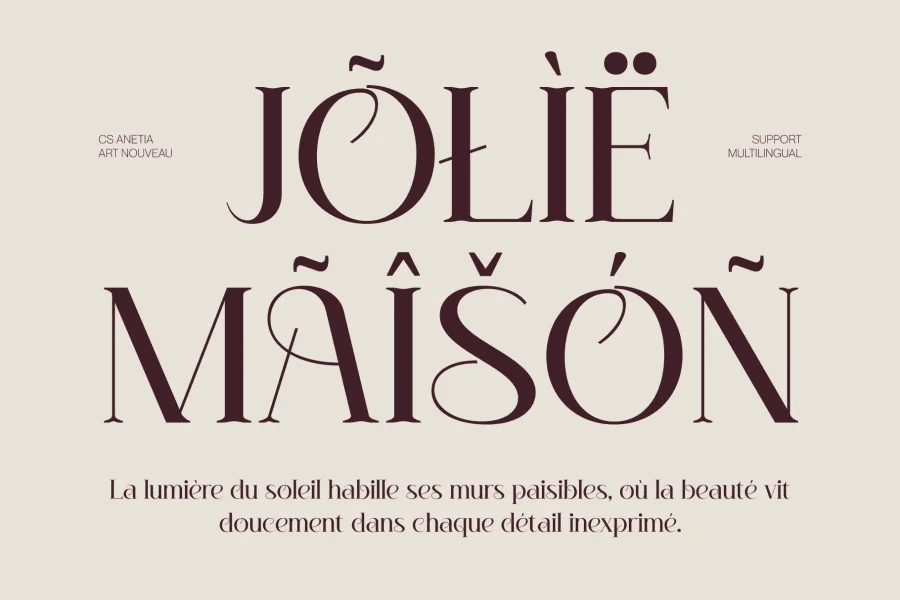 CS Anetia Demo Font preview 6