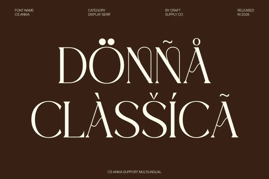 CS Ankia Demo Font preview 3