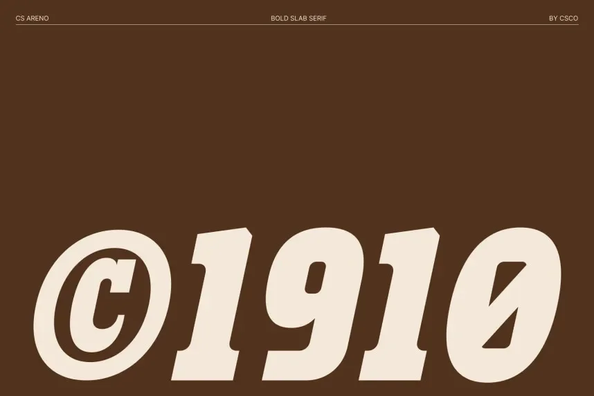 CS Areno Font preview 4