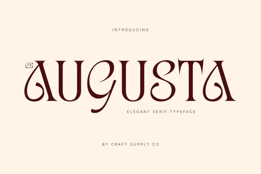 CS Augusta Font preview 2