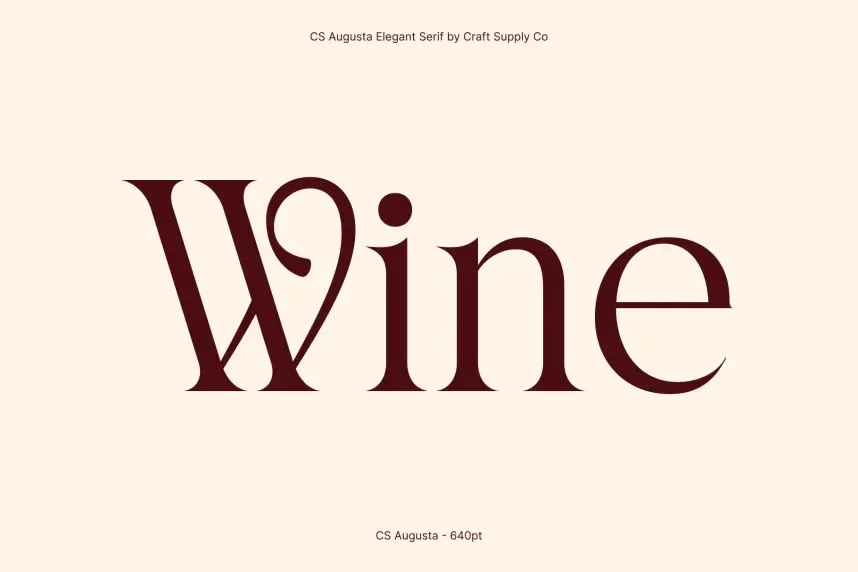 CS Augusta Font preview 3