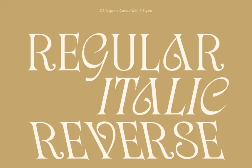 CS Augusta Font preview 4