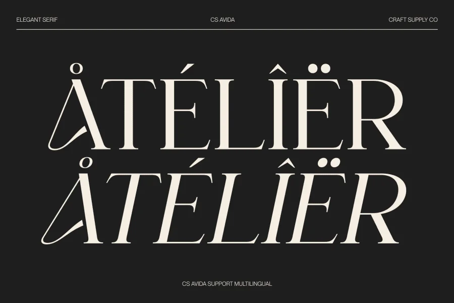 CS Avida Demo Font preview 5