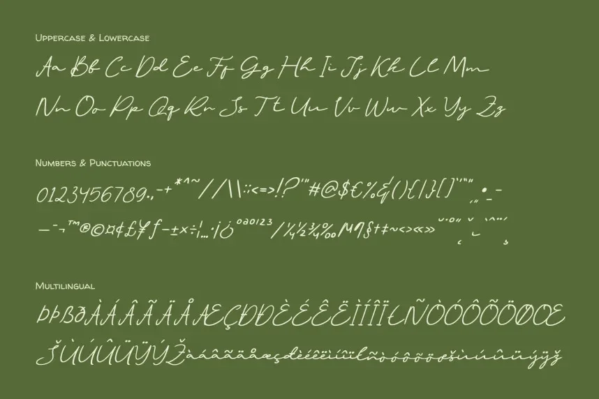 CS Bonjour Font preview 6