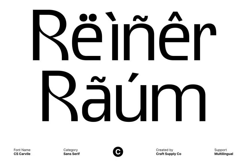CS Carvile Font preview 5