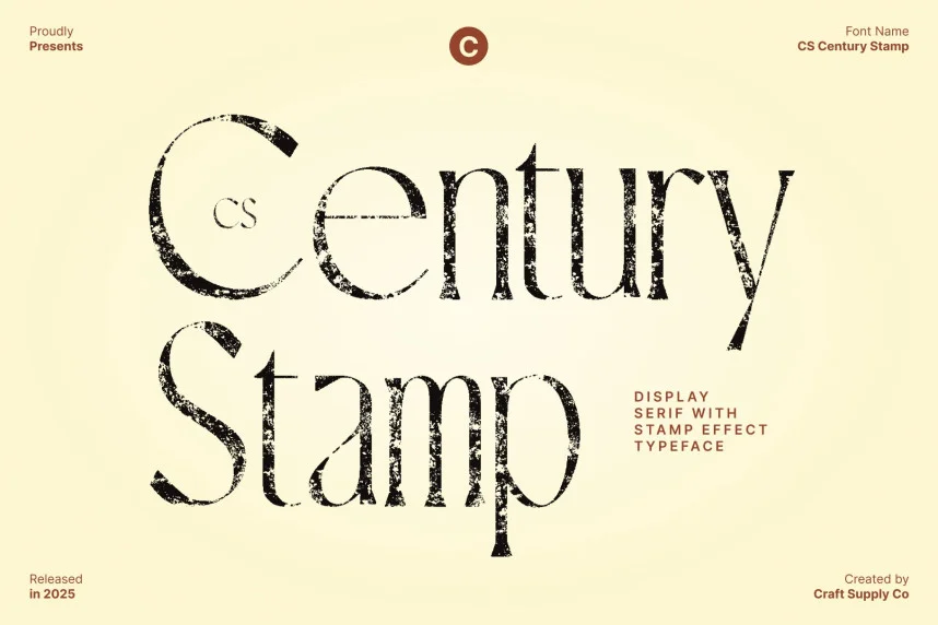 CS Century Stamp Font