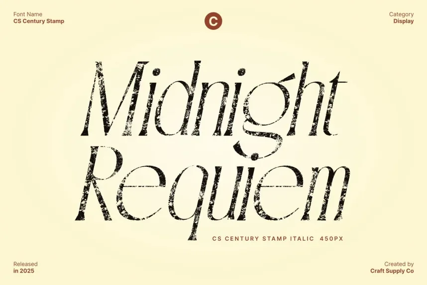 CS Century Stamp Font preview 4