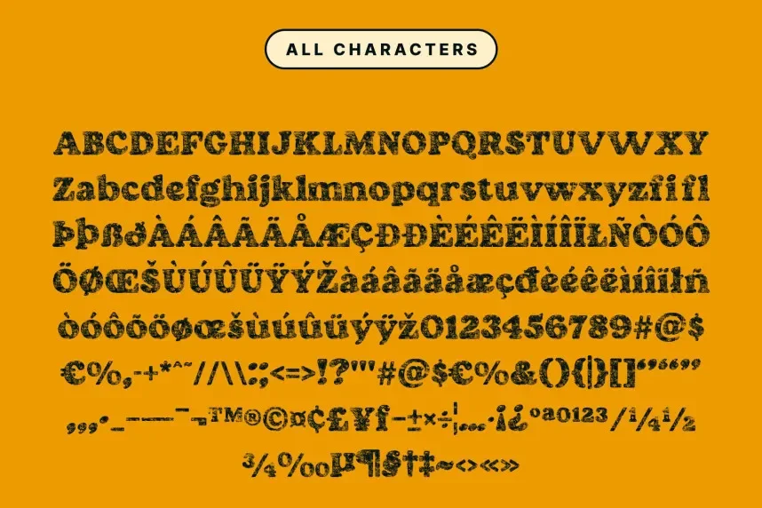 CS Chery Stamp Font preview 6