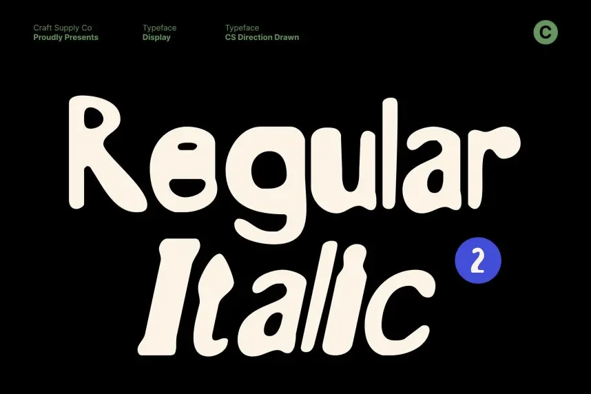 CS Direction Drawn Font preview 4
