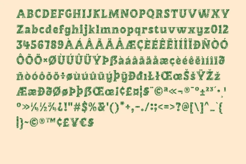 CS Dovie Stamp Font preview 6