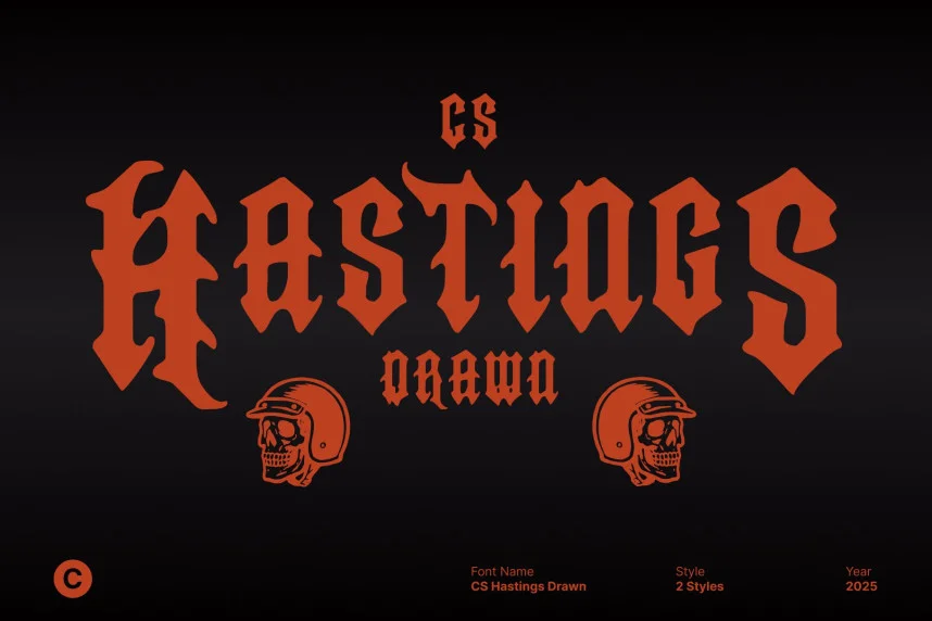 CS Hastings Drawn Font