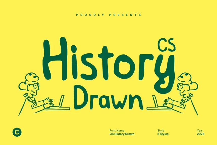 CS History Drawn Font preview 2