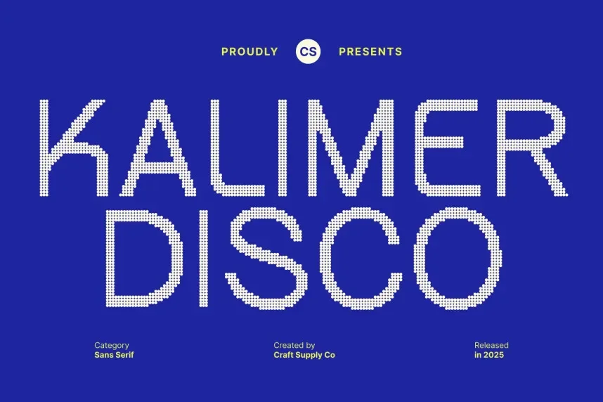 CS Kalimer Disco Font preview 2