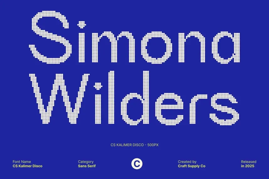 CS Kalimer Disco Font preview 4
