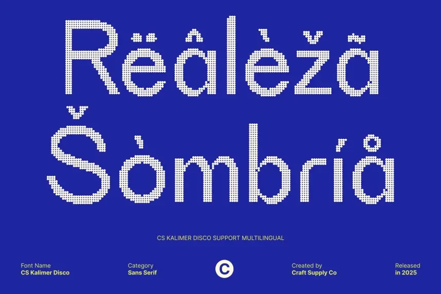 CS Kalimer Disco Font preview 5