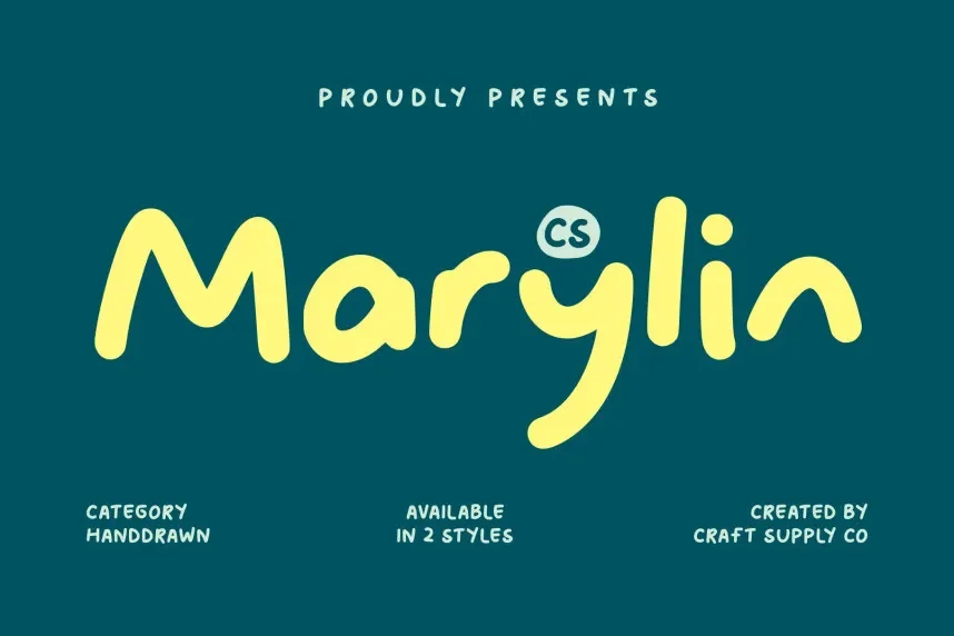 CS Marylin Font preview 2