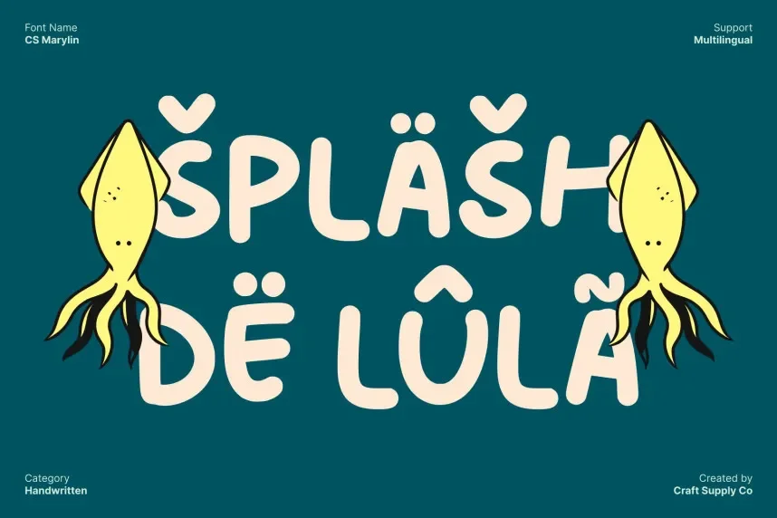 CS Marylin Font preview 5