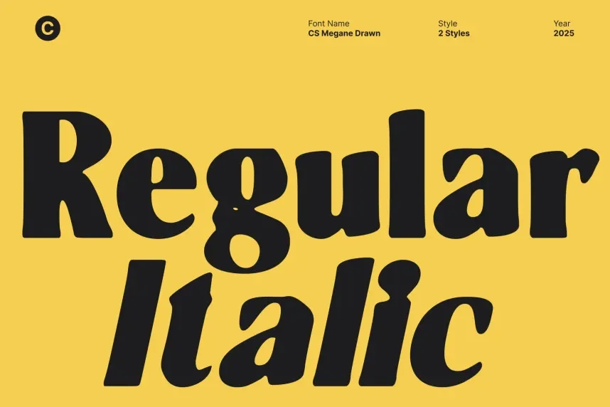 CS Megane Drawn Font preview 4