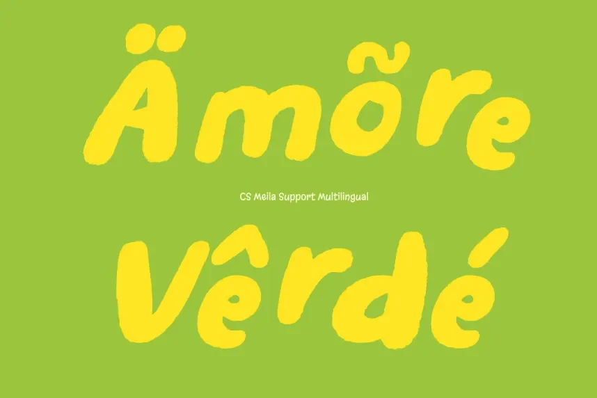 CS Meila Font preview 5