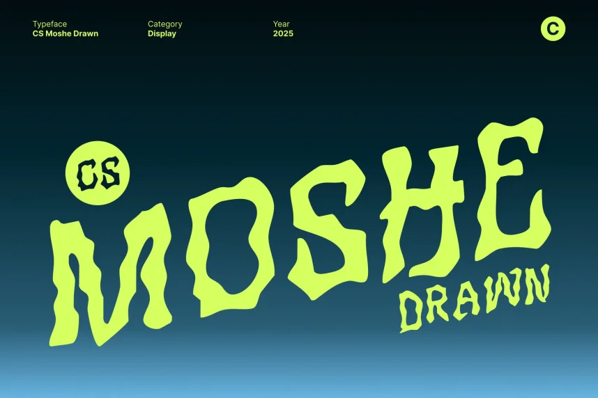 CS Moshe Drawn Font