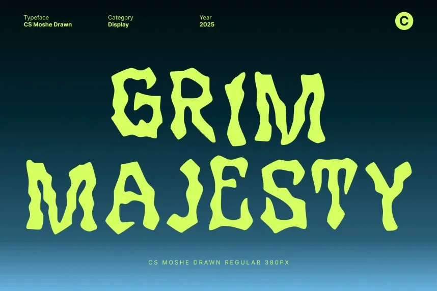 CS Moshe Drawn Font preview 4