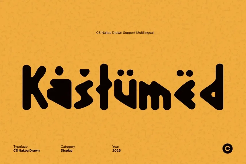 CS Nakoa Drawn Font preview 5