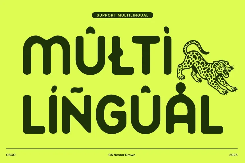 CS Nestor Drawn Font preview 5