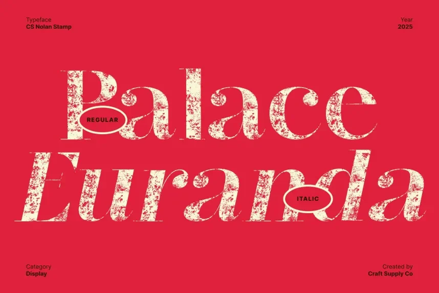 CS Nolan Stamp Font preview 4