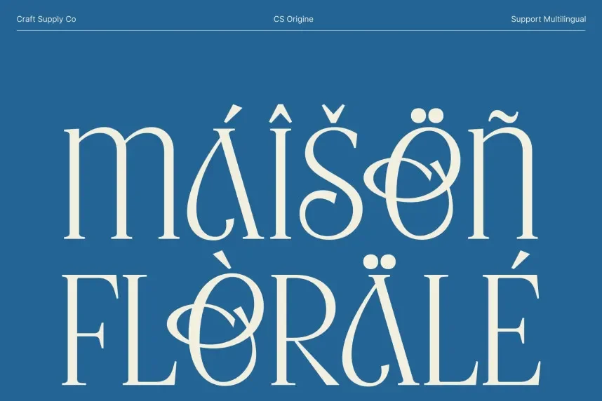 CS Origine Font preview 5
