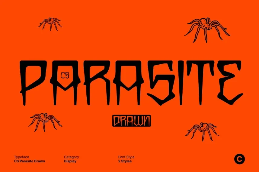 CS Parasite Drawn Font preview 2