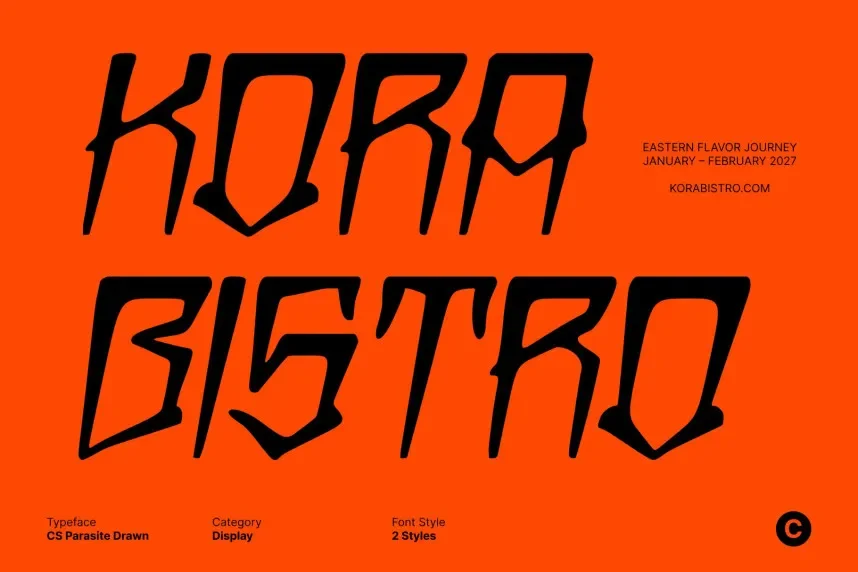 CS Parasite Drawn Font preview 4