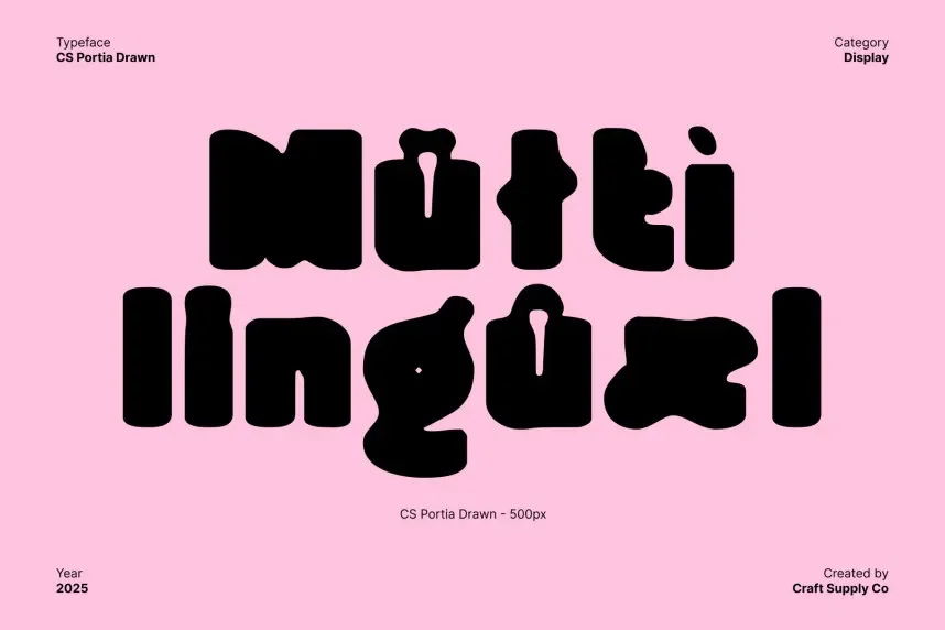 CS Portia Drawn Font preview 5