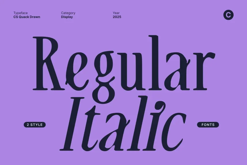 CS Quack Drawn Font preview 3