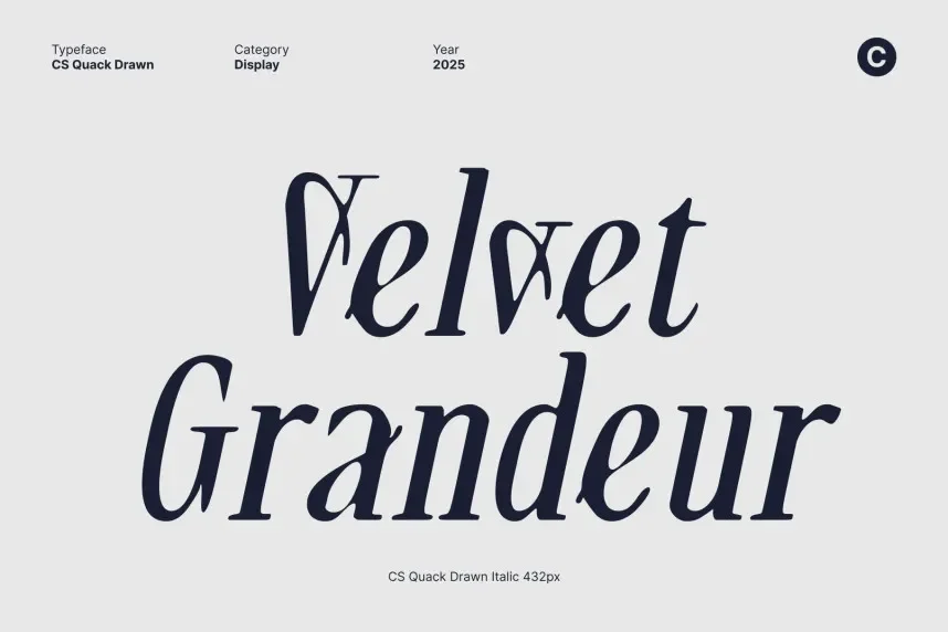 CS Quack Drawn Font preview 4