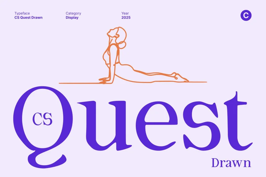 CS Quest Drawn Font
