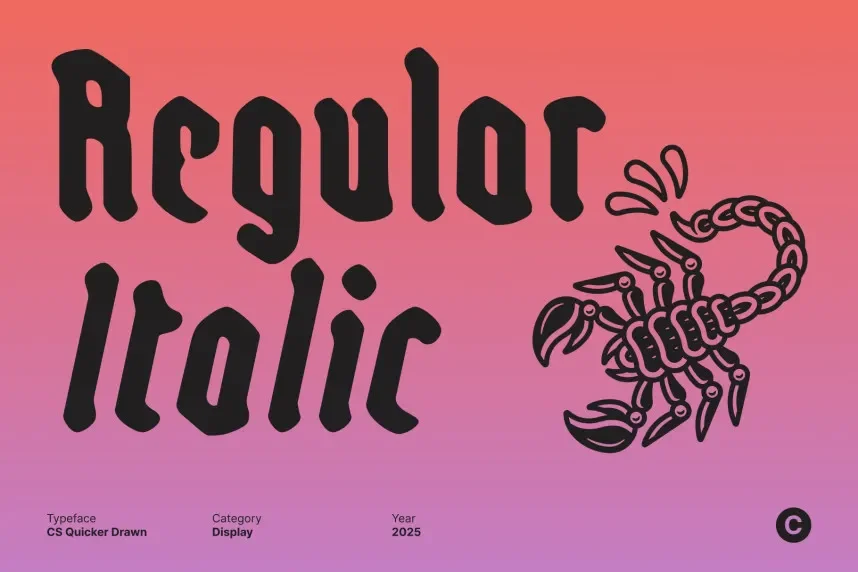 CS Quispe Drawn Font preview 4