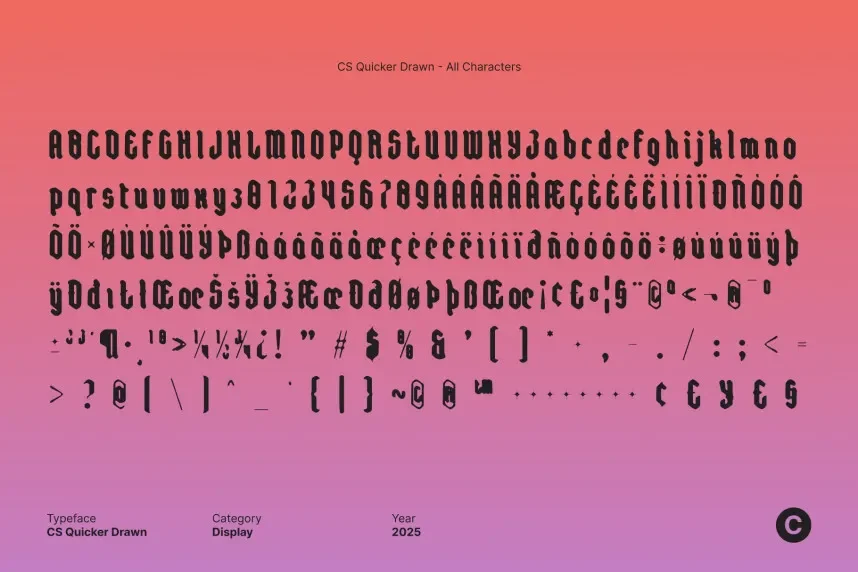 CS Quispe Drawn Font preview 6