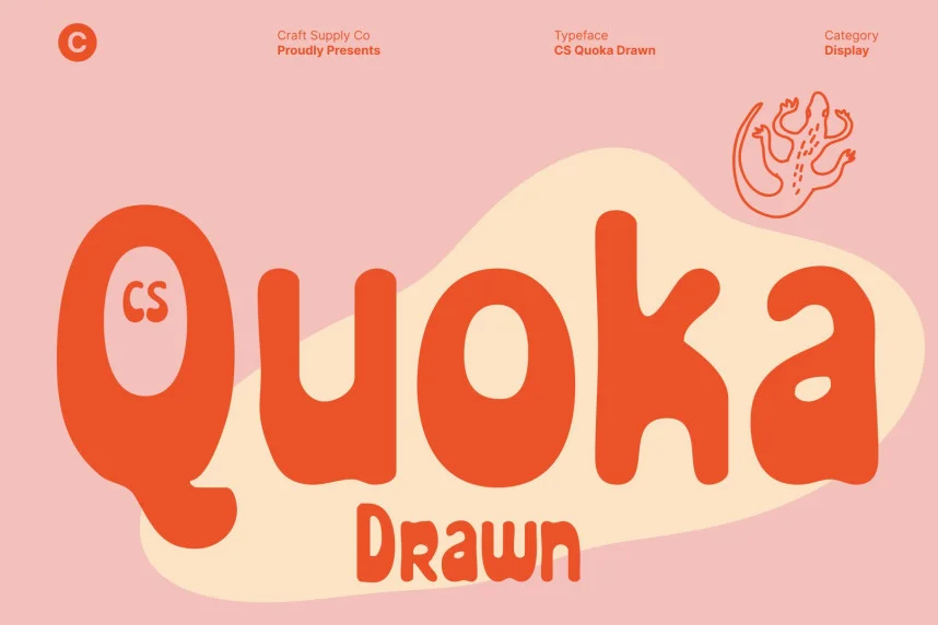 CS Quoka Drawn Font