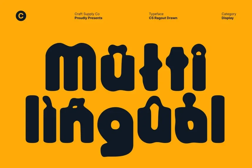 CS Ragout Drawn Font preview 5